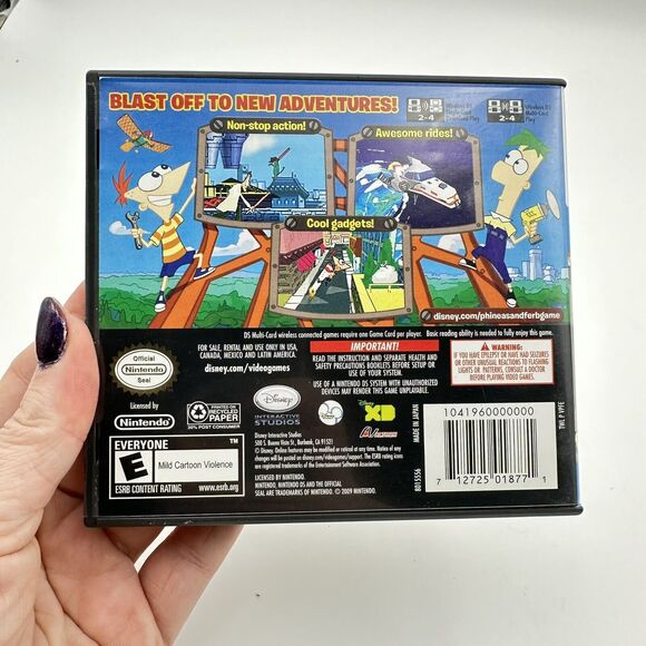 Disney Phineas and Ferb: Ride Again Nintendo DS Game 2010 - Picture 2 of 5